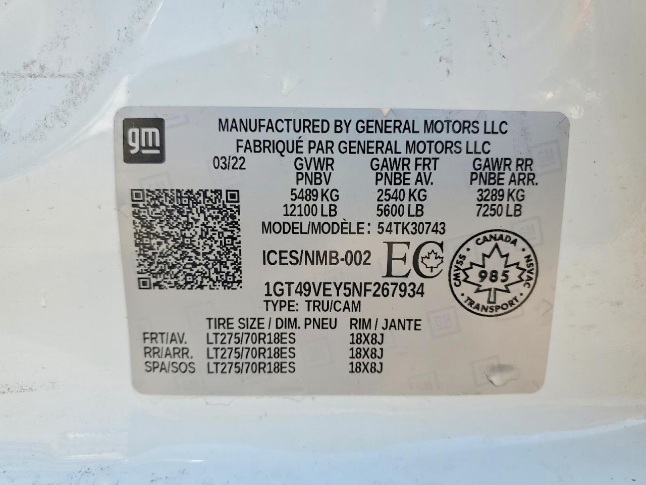 2022 GMC Sierra K3500 AT4
