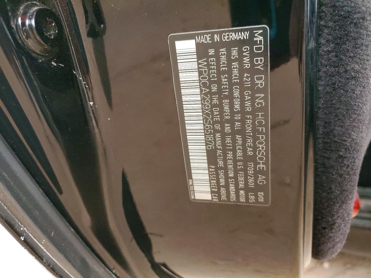 2002 Porsche 911 Carrera 2