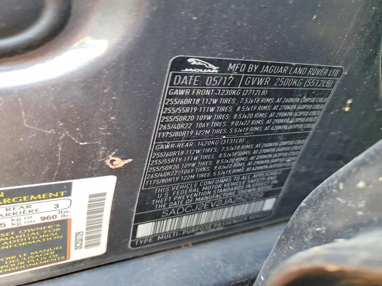 2018 Jaguar F-pace 35T Premium