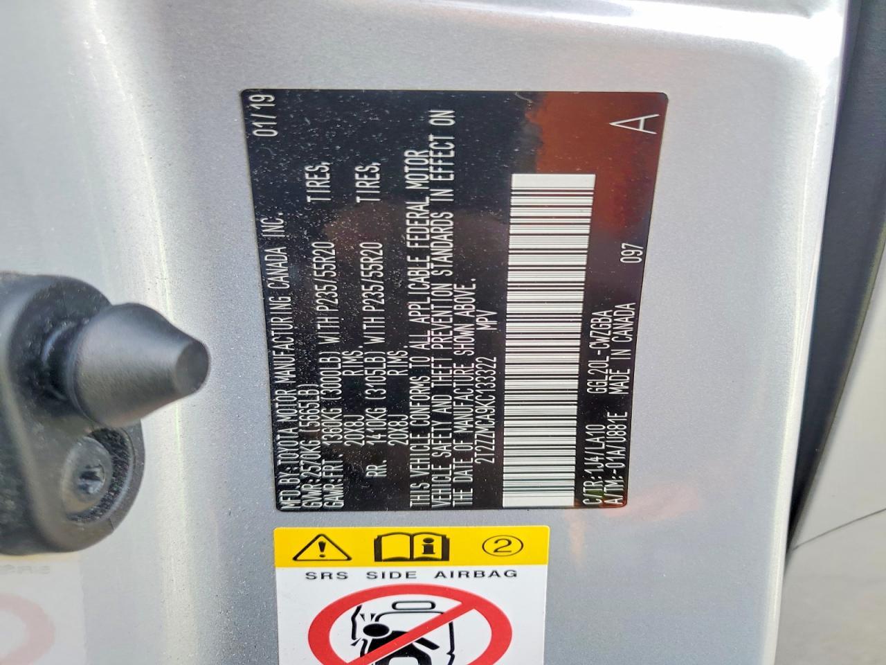 2019 Lexus Rx 350 Base