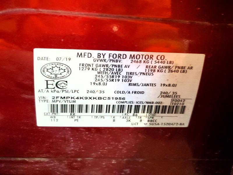 2019 Ford Edge Titanium