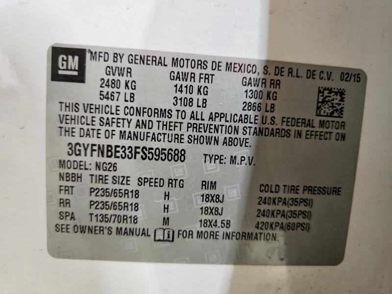 2015 Cadillac Srx Luxury Collection