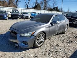Infiniti salvage cars for sale: 2020 Infiniti Q50 3.0t Luxe