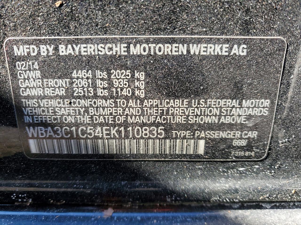 2014 BMW 328 i Sulev