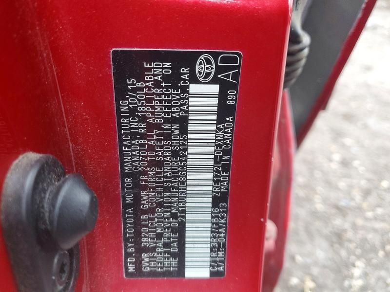 2016 Toyota Corolla l