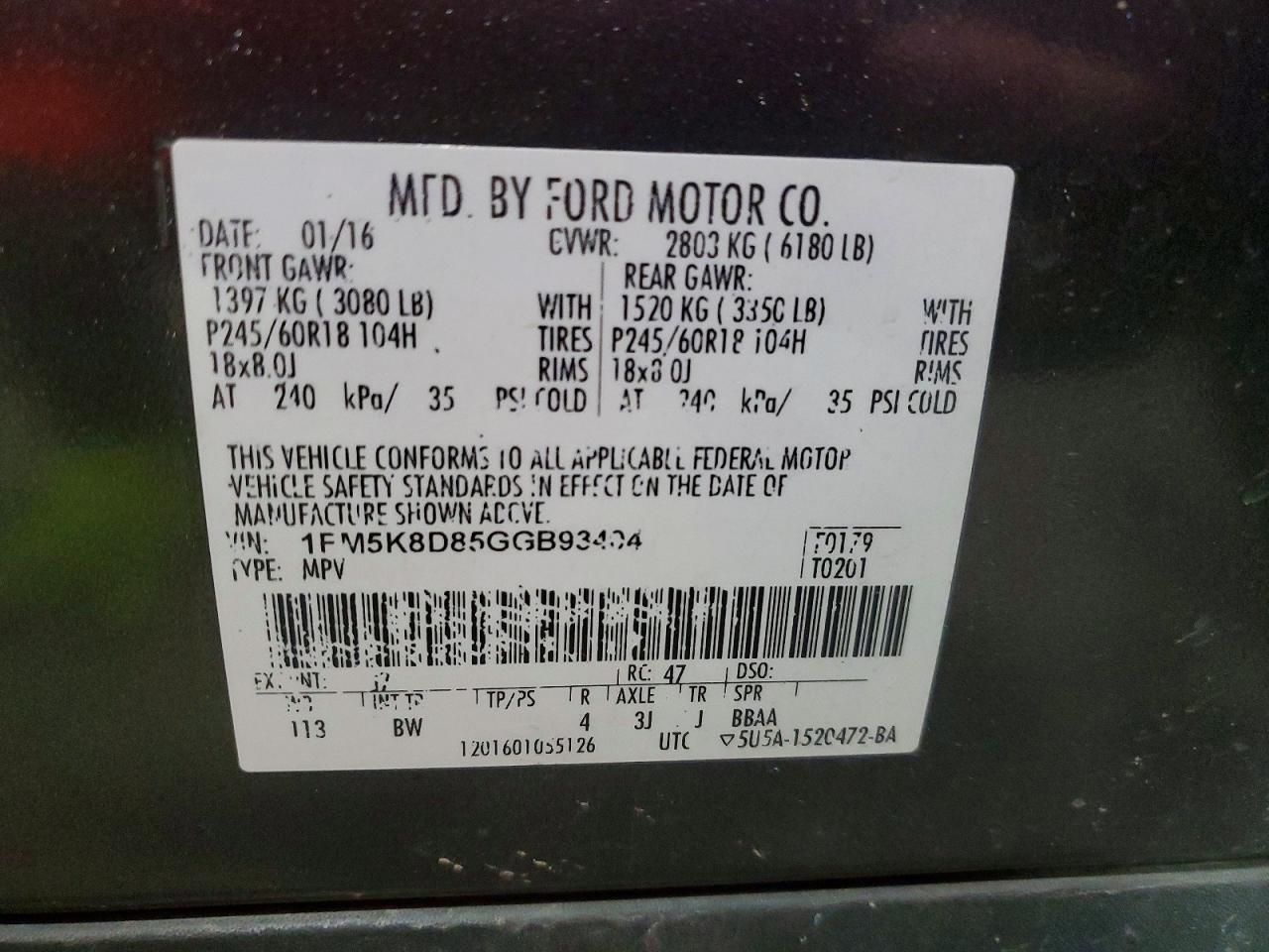 2016 Ford Explorer xlt