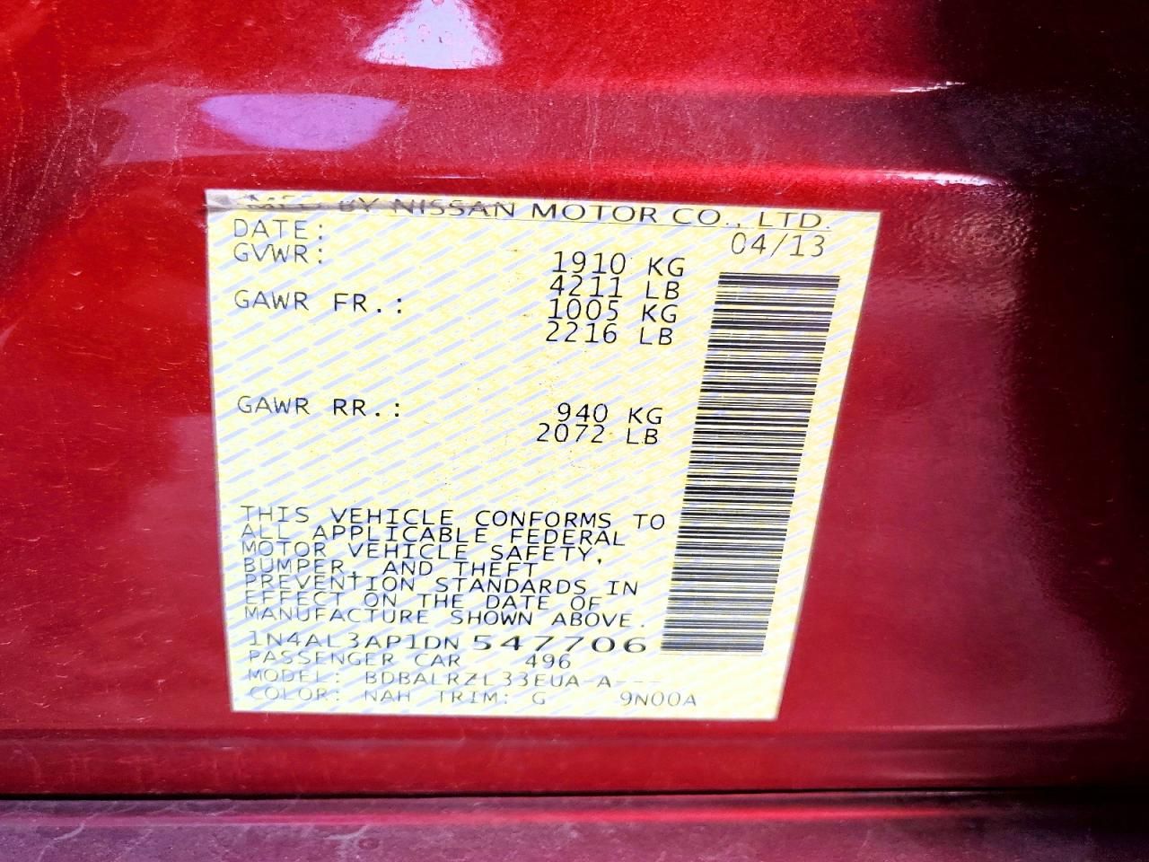 2013 Nissan Altima 2.5