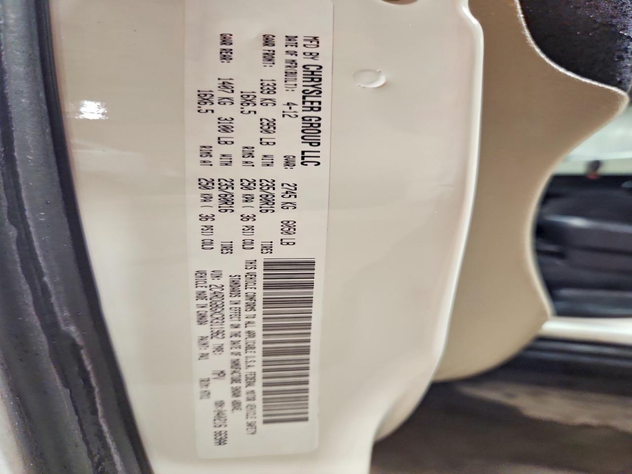 2012 Dodge Grand Caravan se