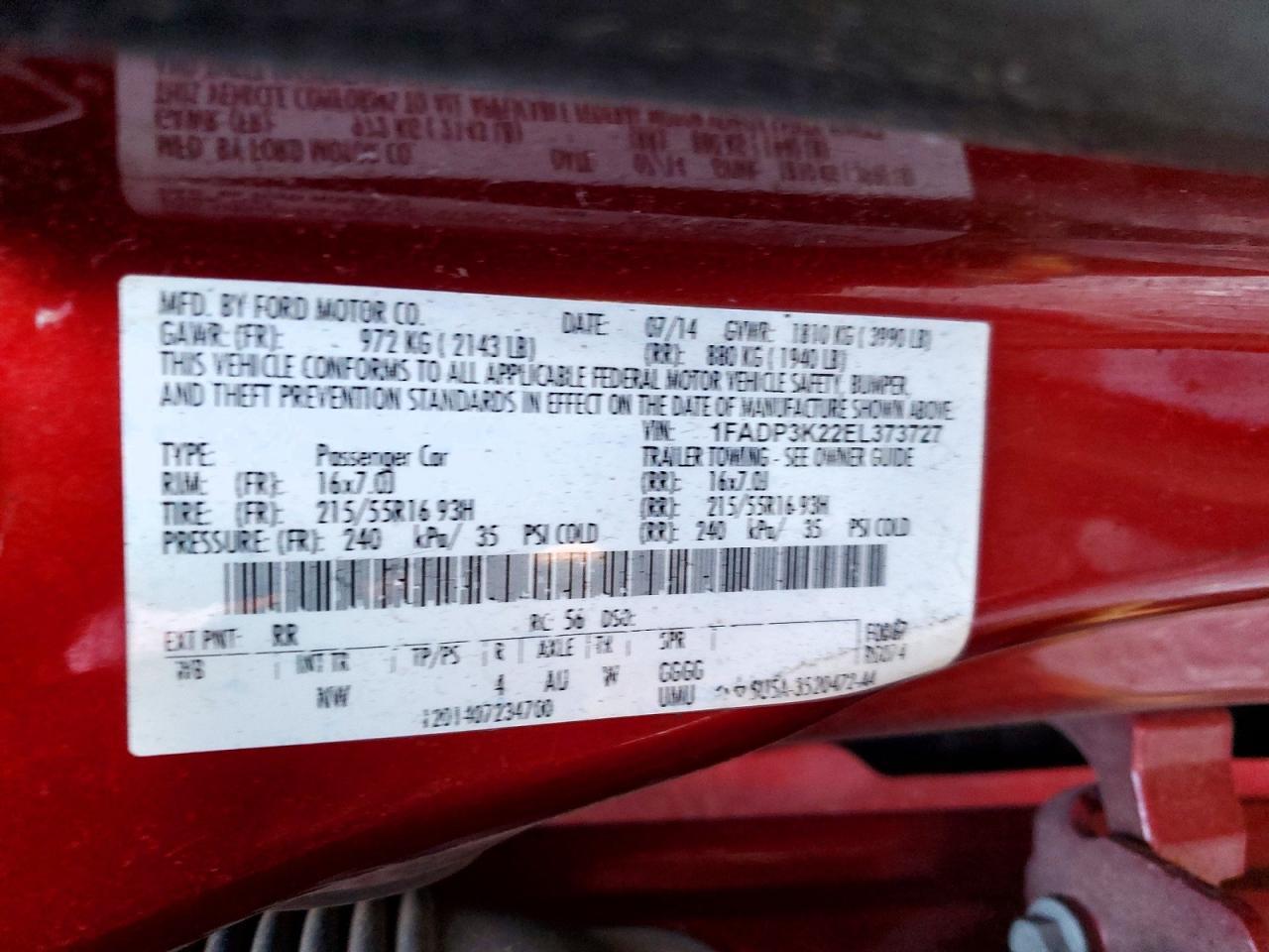 2014 Ford Focus se