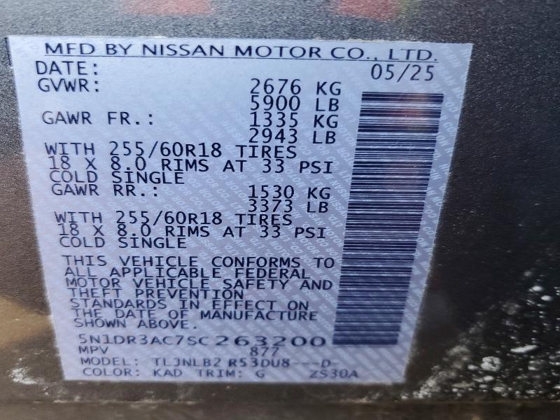 2025 Nissan Pathfinder s