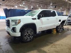 Salvage trucks for sale at Woodhaven, MI auction: 2022 GMC Sierra Limited K1500 AT4