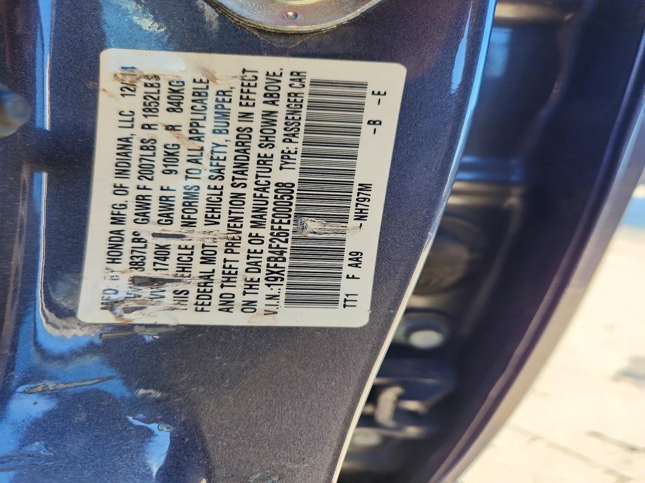 2015 Honda Civic Hybrid