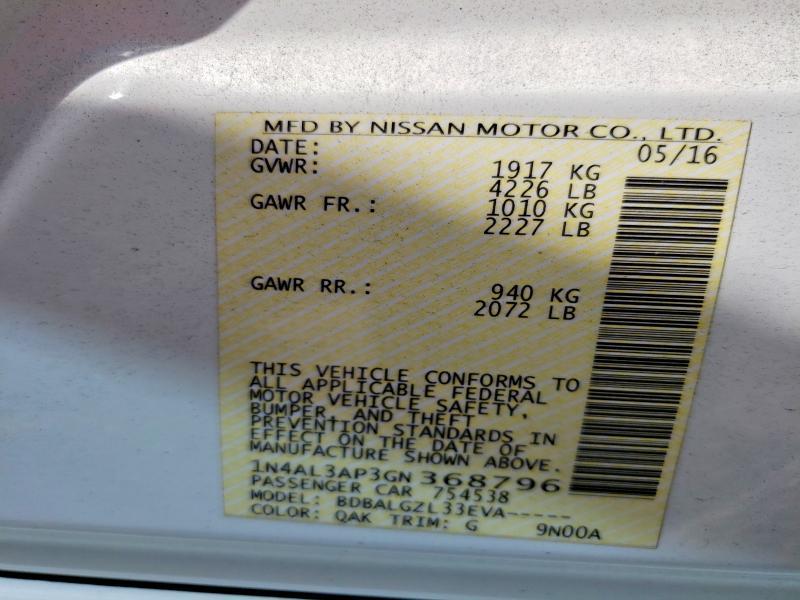 2016 Nissan Altima 2.5