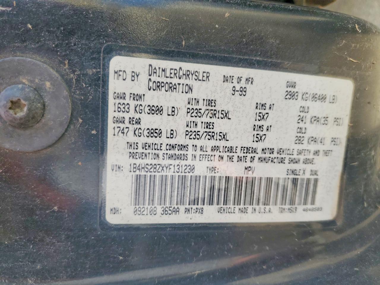 2000 Dodge Durango
