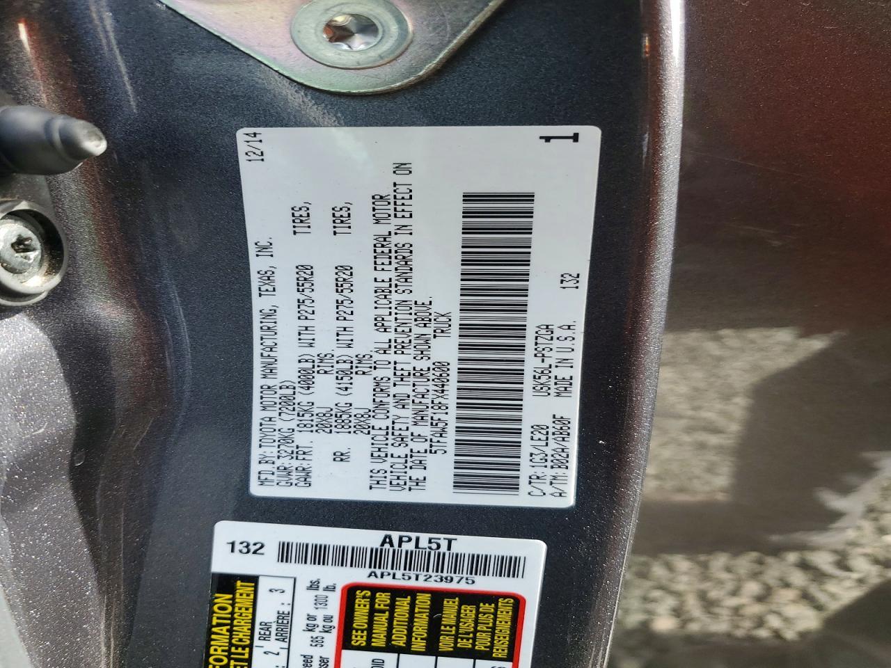 2015 Toyota Tundra Platinum