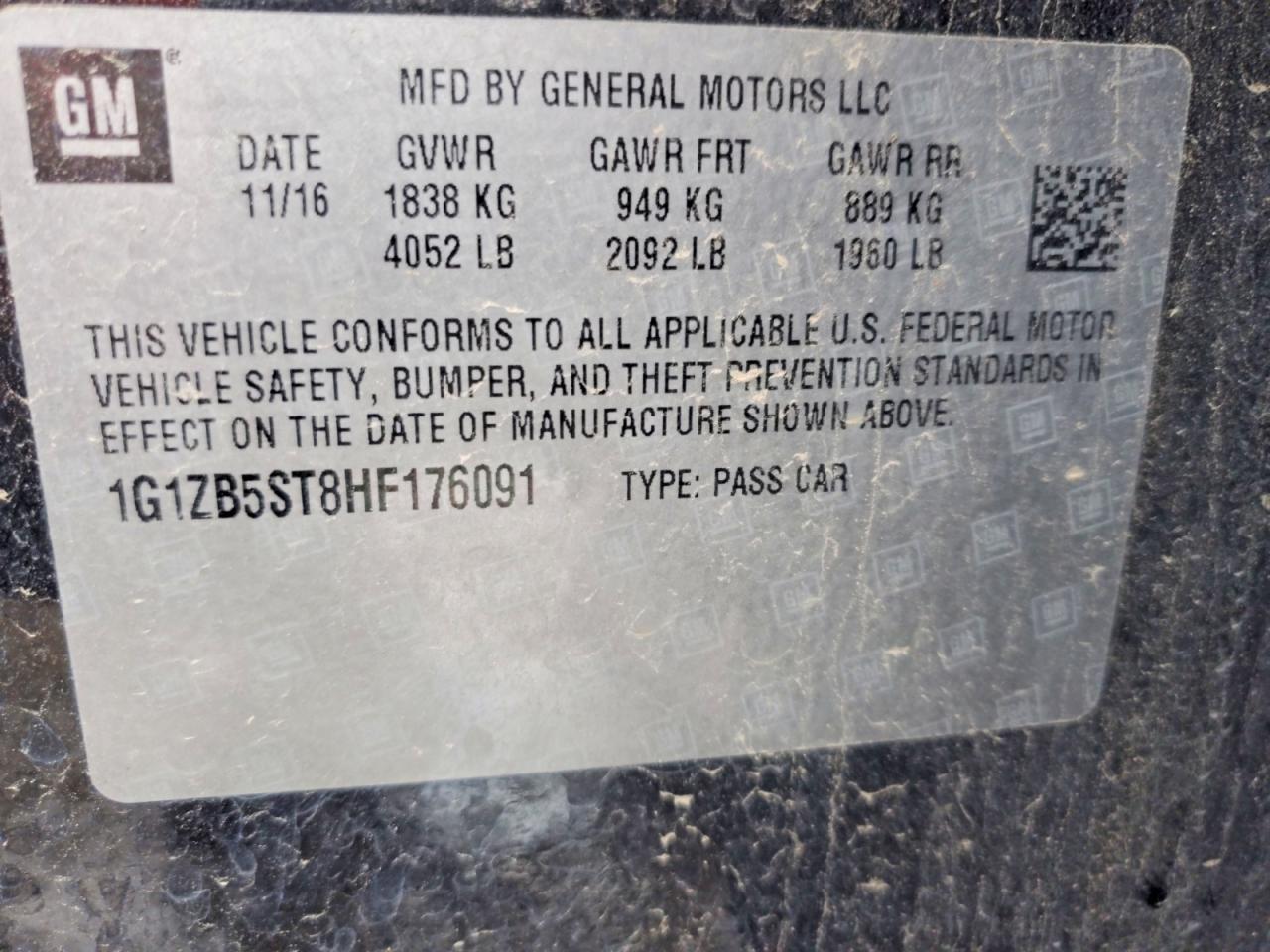 2017 Chevrolet Malibu ls
