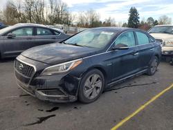 Hyundai salvage cars for sale: 2017 Hyundai Sonata Hybrid