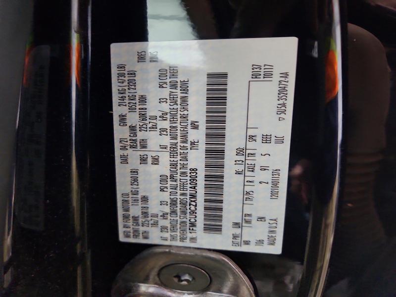 2021 Ford Escape sel