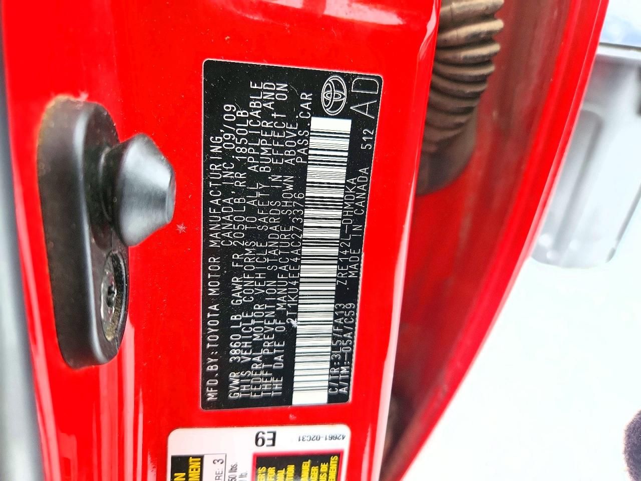 2010 Toyota Corolla Matrix