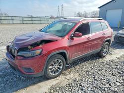 Jeep salvage cars for sale: 2020 Jeep Cherokee Latitude Plus