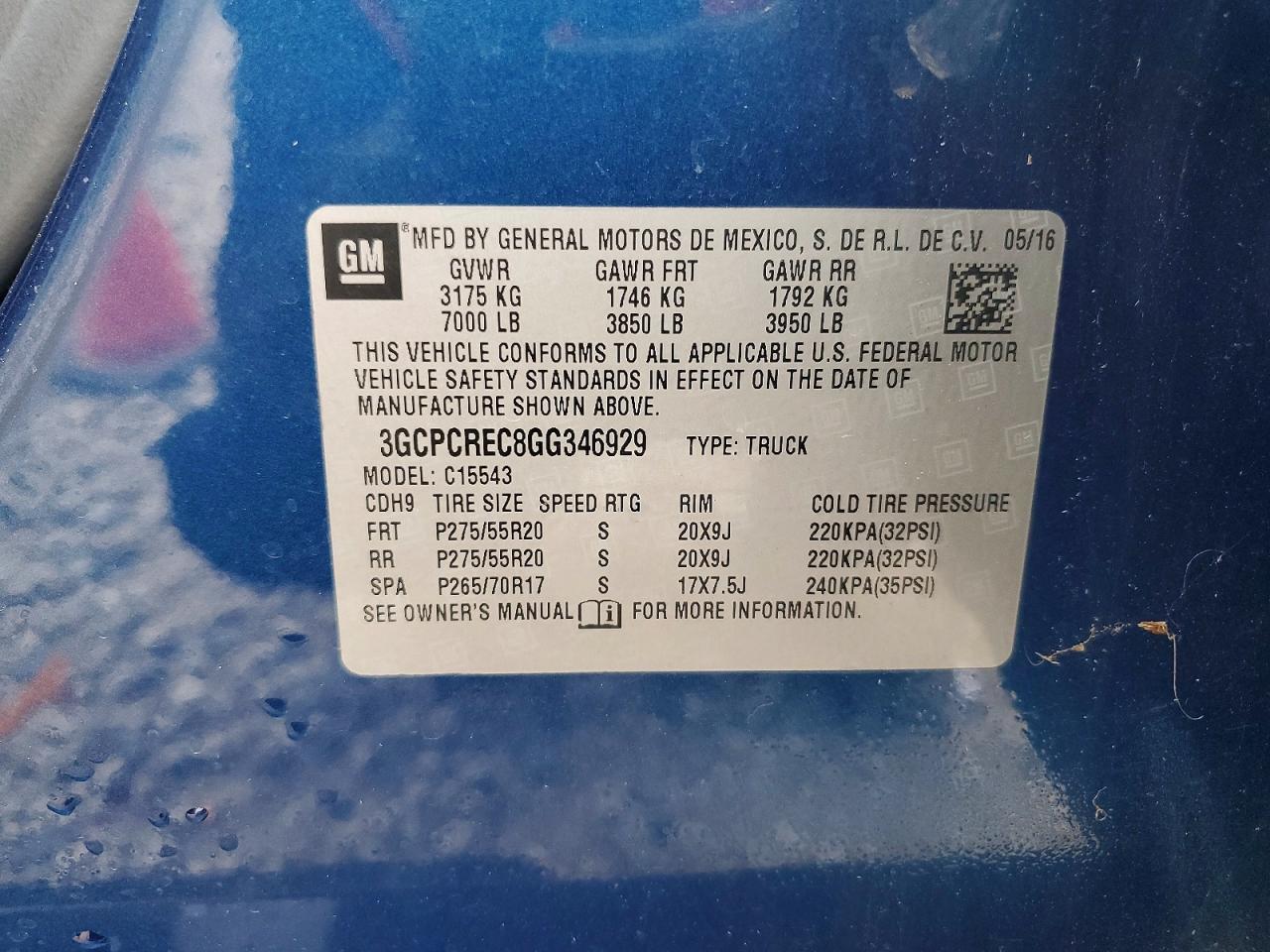 2016 Chevrolet Silverado C1500 LT