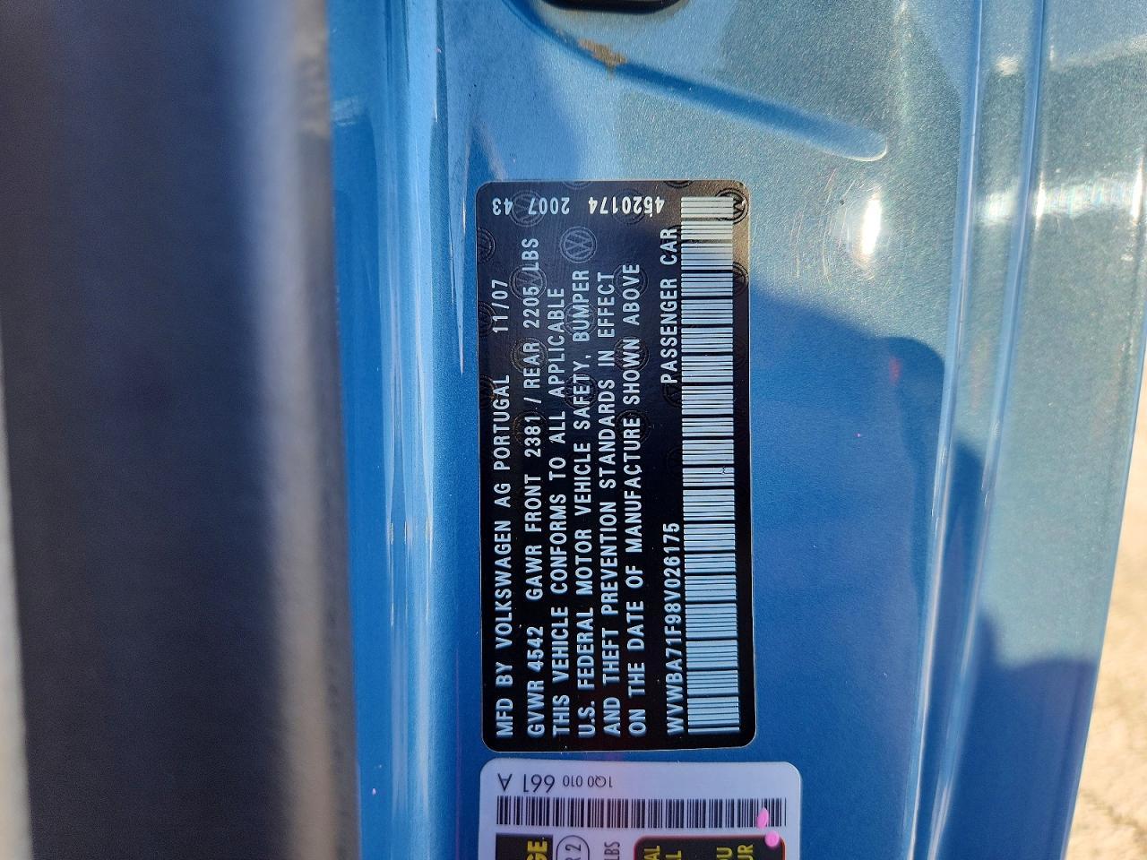 2008 Volkswagen Eos Turbo