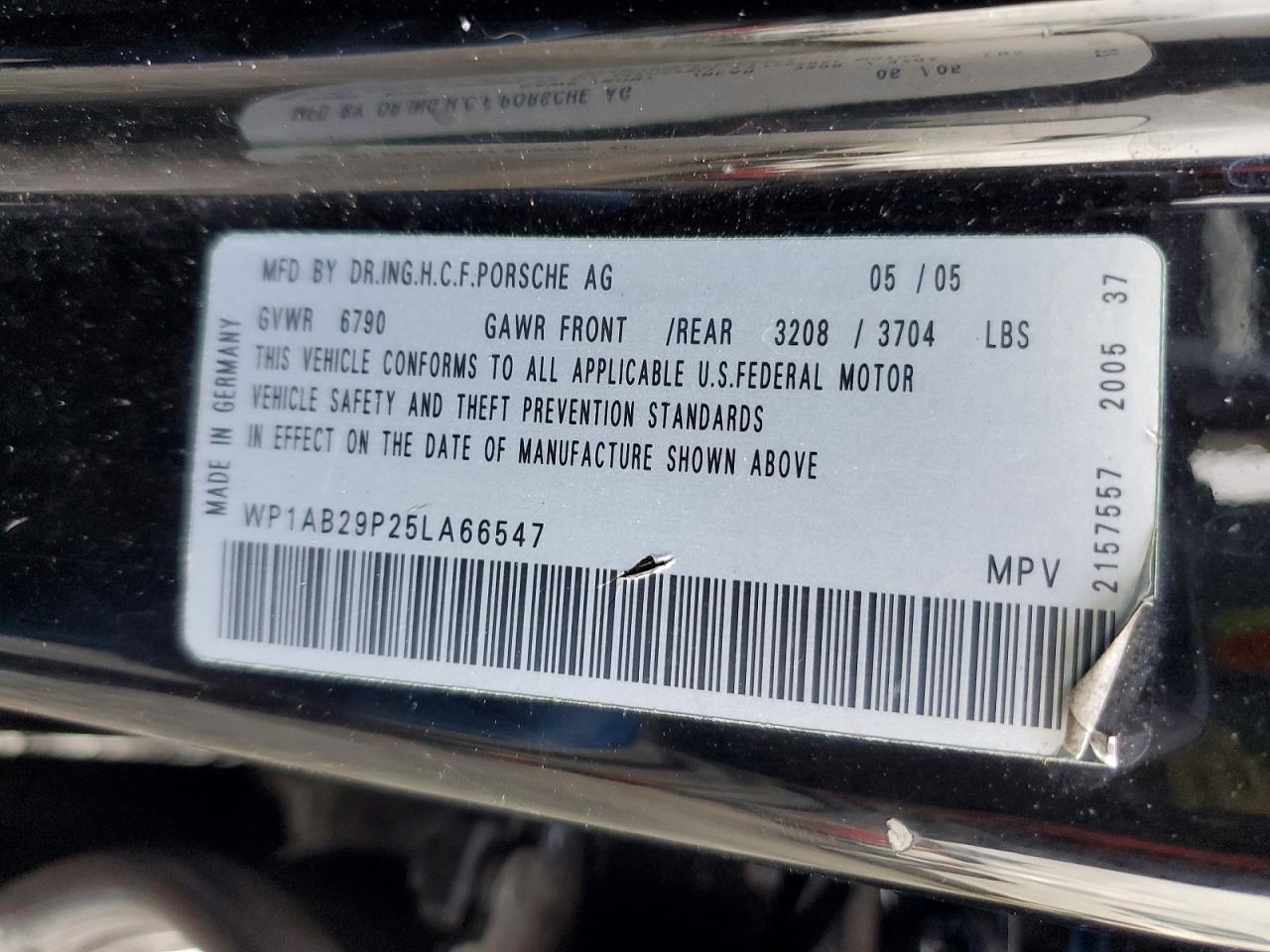 2005 Porsche Cayenne s