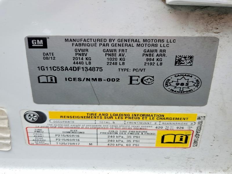 2013 Chevrolet Malibu 1LT