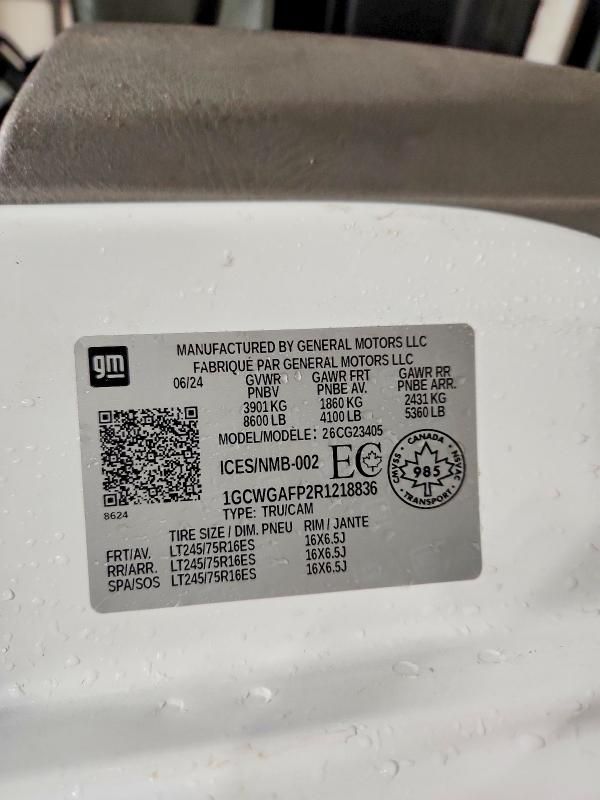 2024 Chevrolet Express G2500