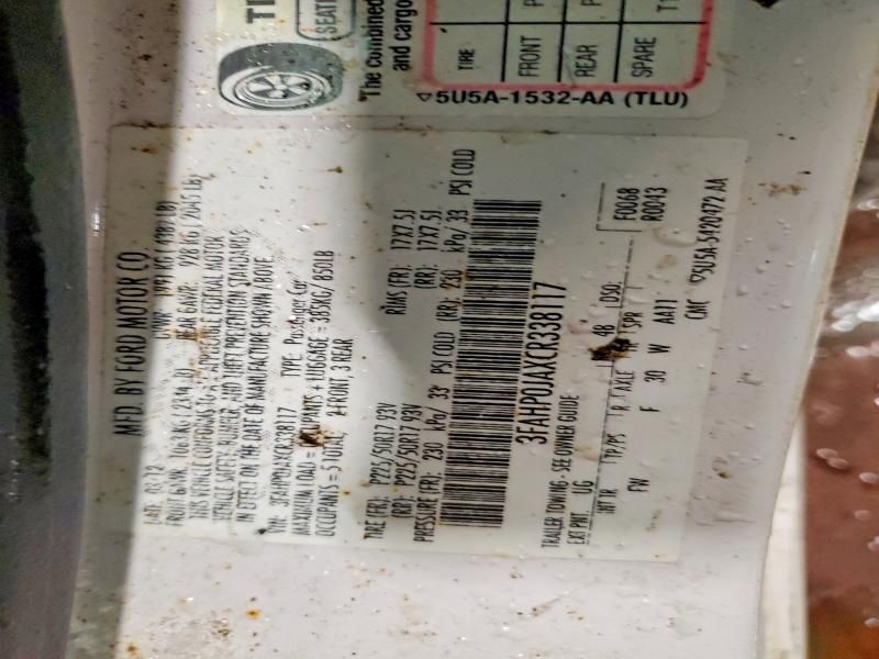 2012 Ford Fusion sel