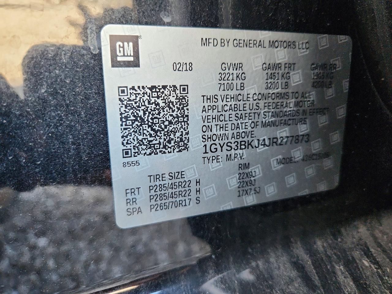 2018 Cadillac Escalade Luxury