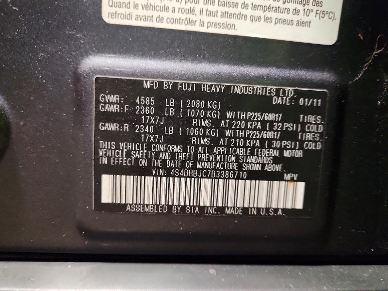 2011 Subaru Outback 2.5i Limited