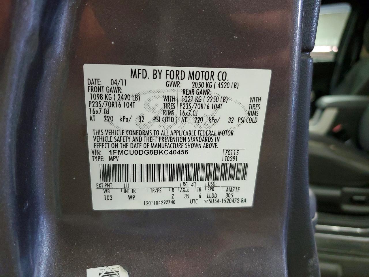 2011 Ford Escape xlt