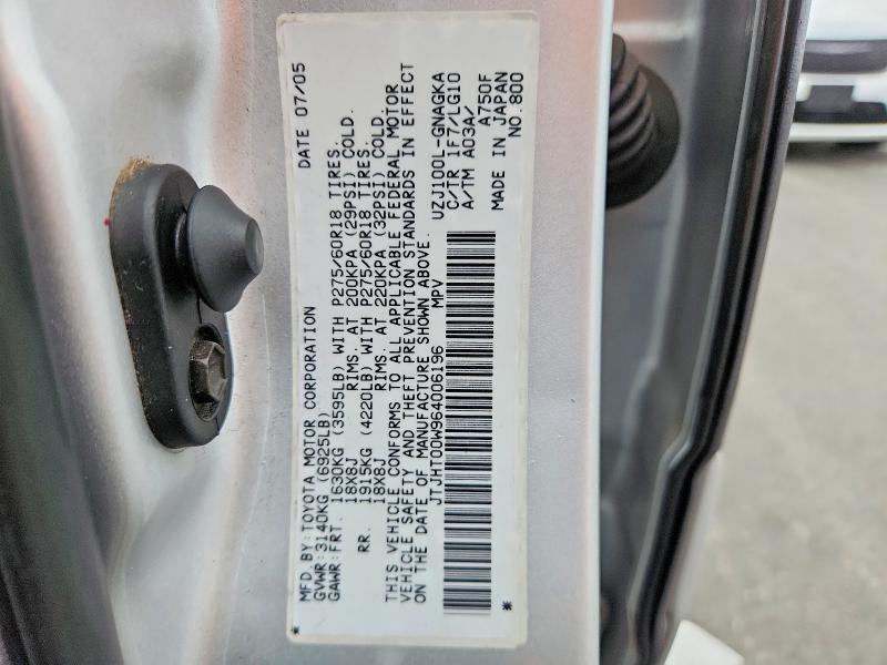 2006 Lexus Lx 470 Base