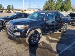 Toyota Tacoma salvage cars for sale: 2017 Toyota Tacoma Double Cab