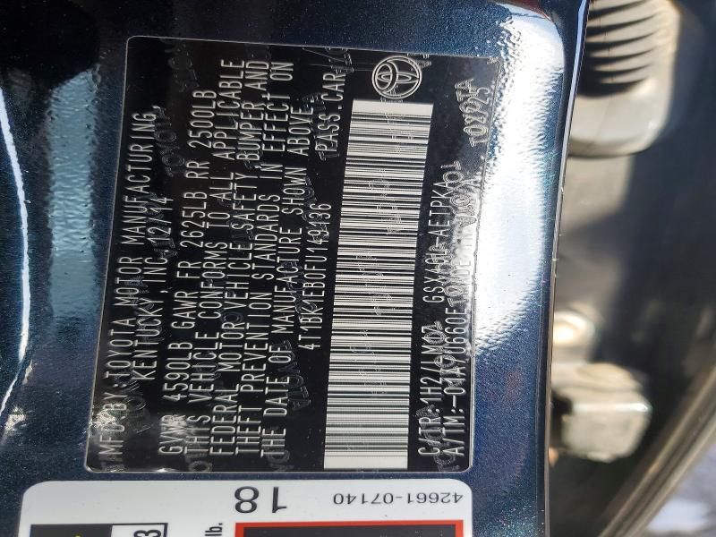 2015 Toyota Avalon xle