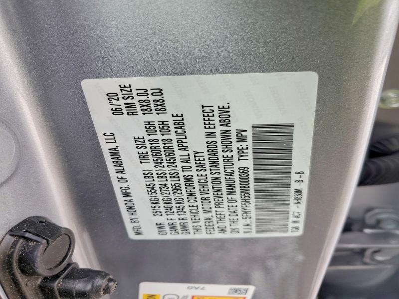 2021 Honda Pilot exl