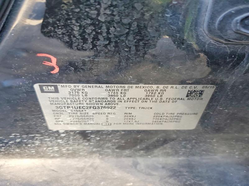 2015 GMC Sierra C1500 sle