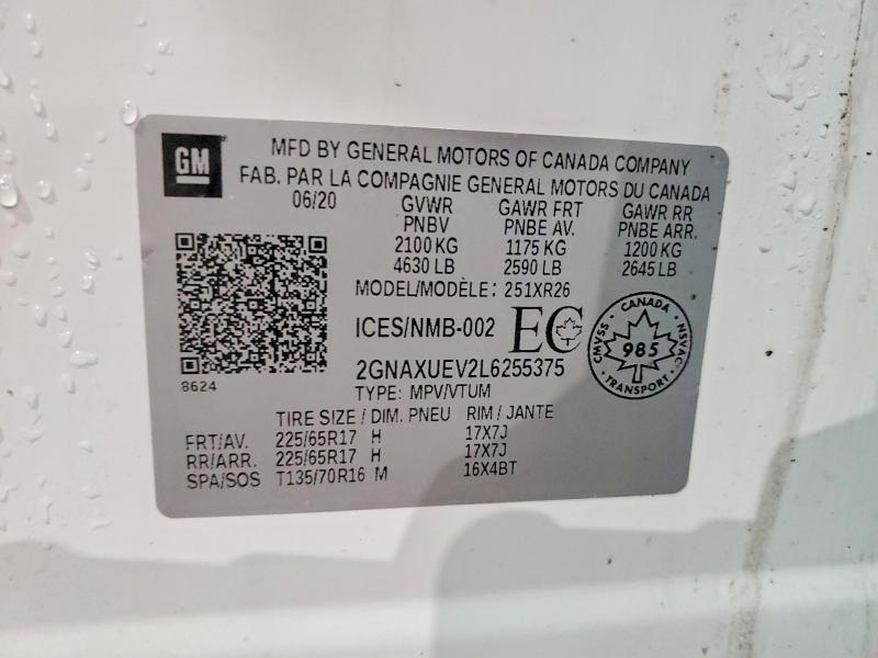 2020 Chevrolet Equinox lt