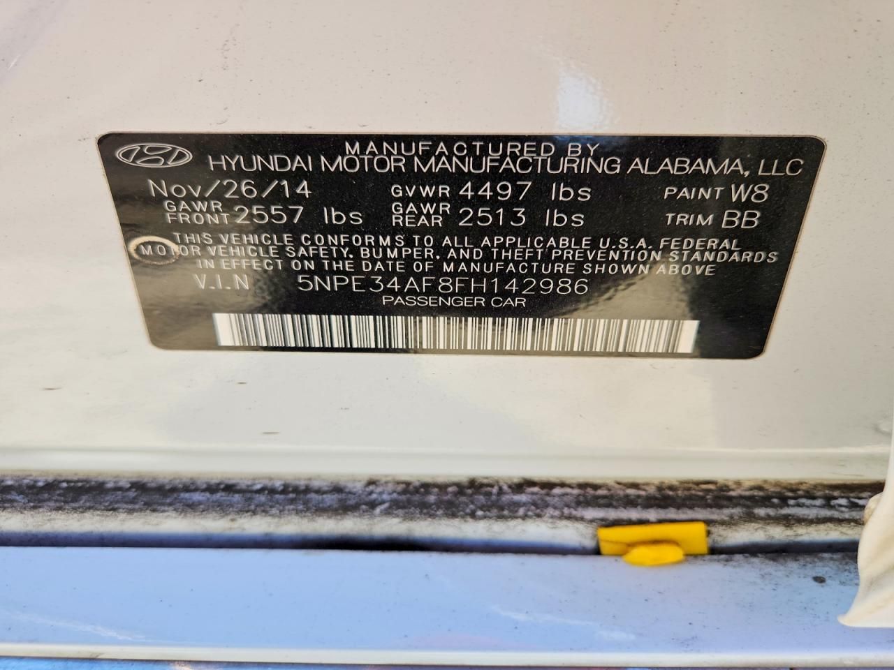 2015 Hyundai Sonata Sport