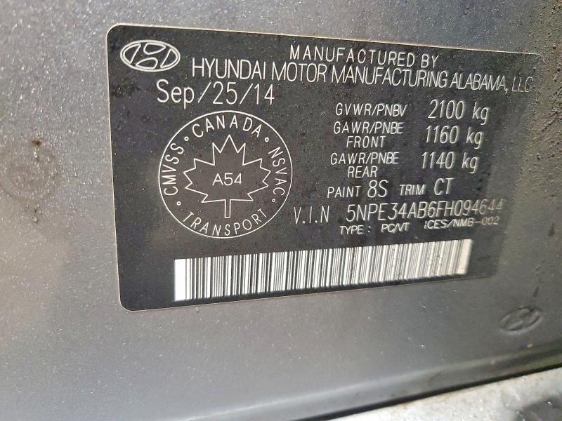 2015 Hyundai Sonata Sport