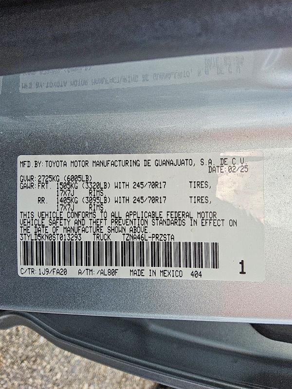 2025 Toyota Tacoma Double cab