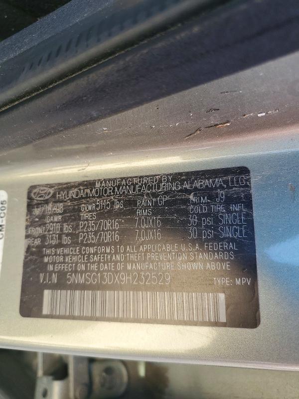 2009 Hyundai Santa fe gls