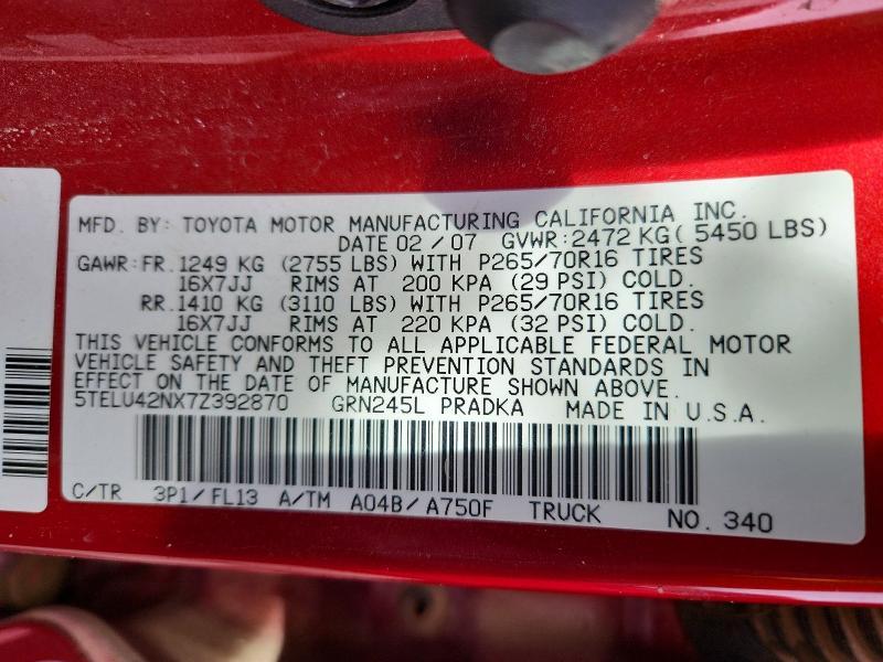 2007 Toyota Tacoma V6