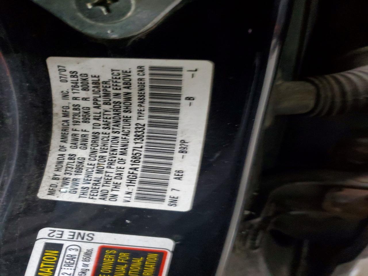 2007 Honda Civic ex