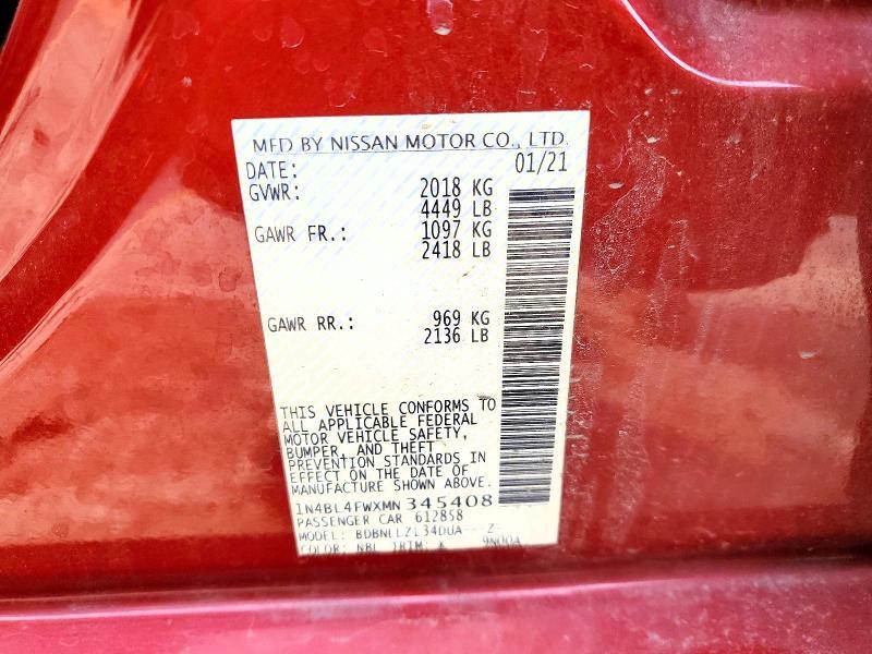 2021 Nissan Altima 2.5 Platinum