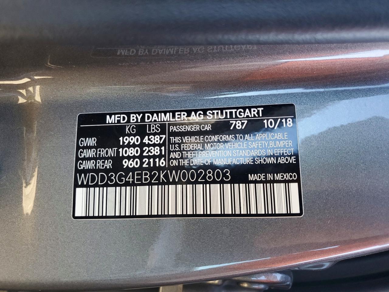 2019 Mercedes-Benz A 220