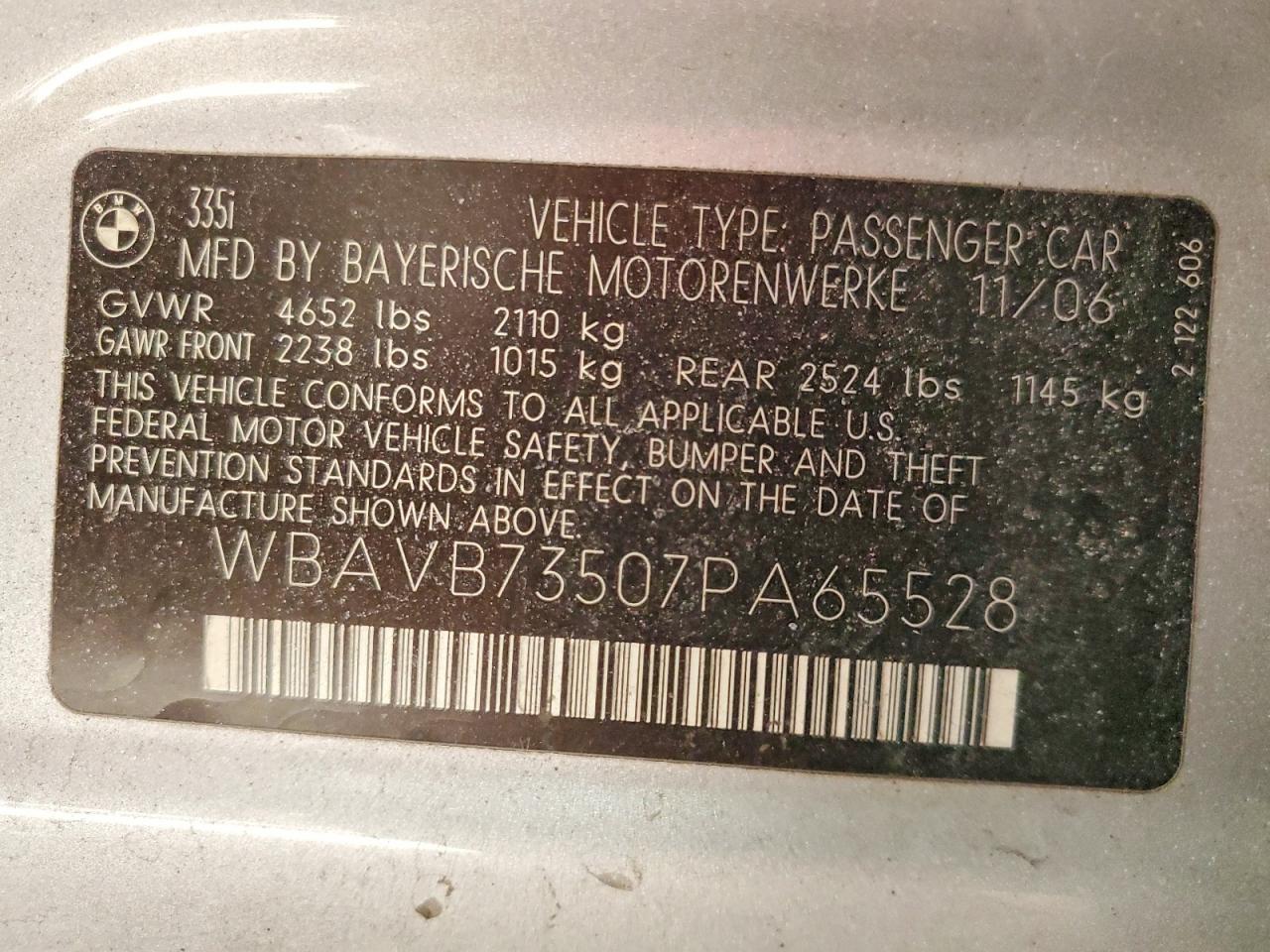 2007 BMW 335 i