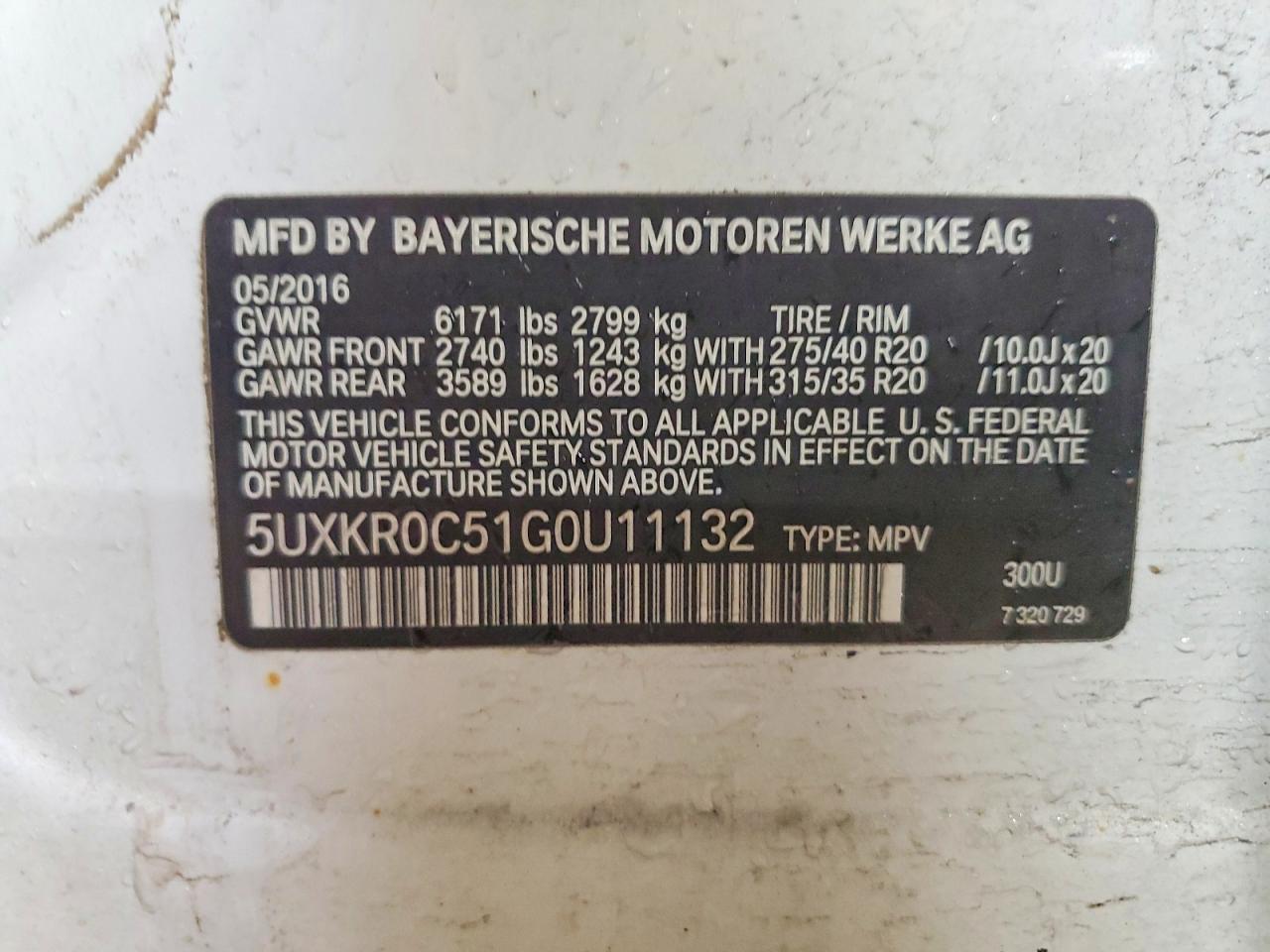2016 BMW X5 Xdrive35i