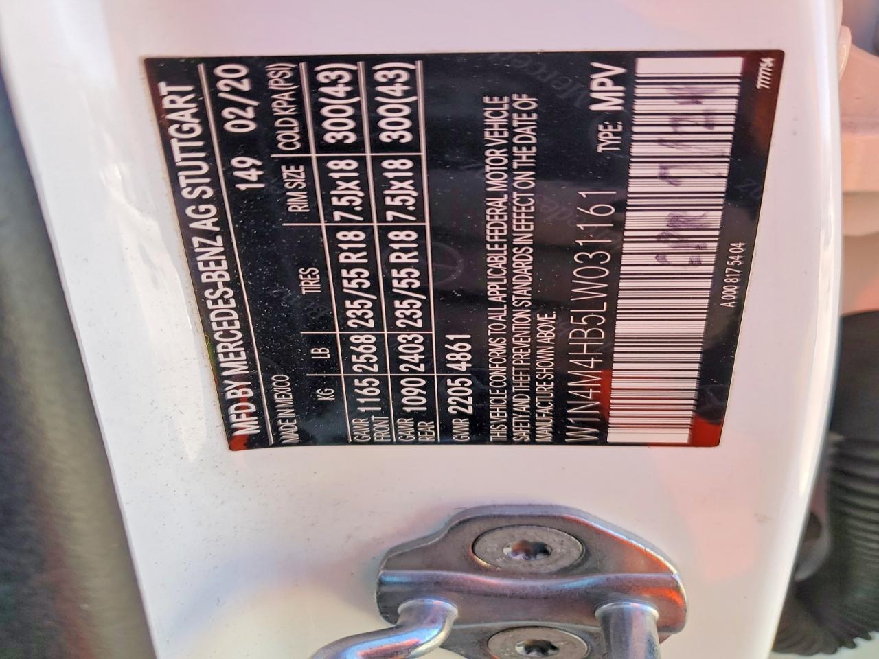 2020 Mercedes-Benz Glb 250 4matic